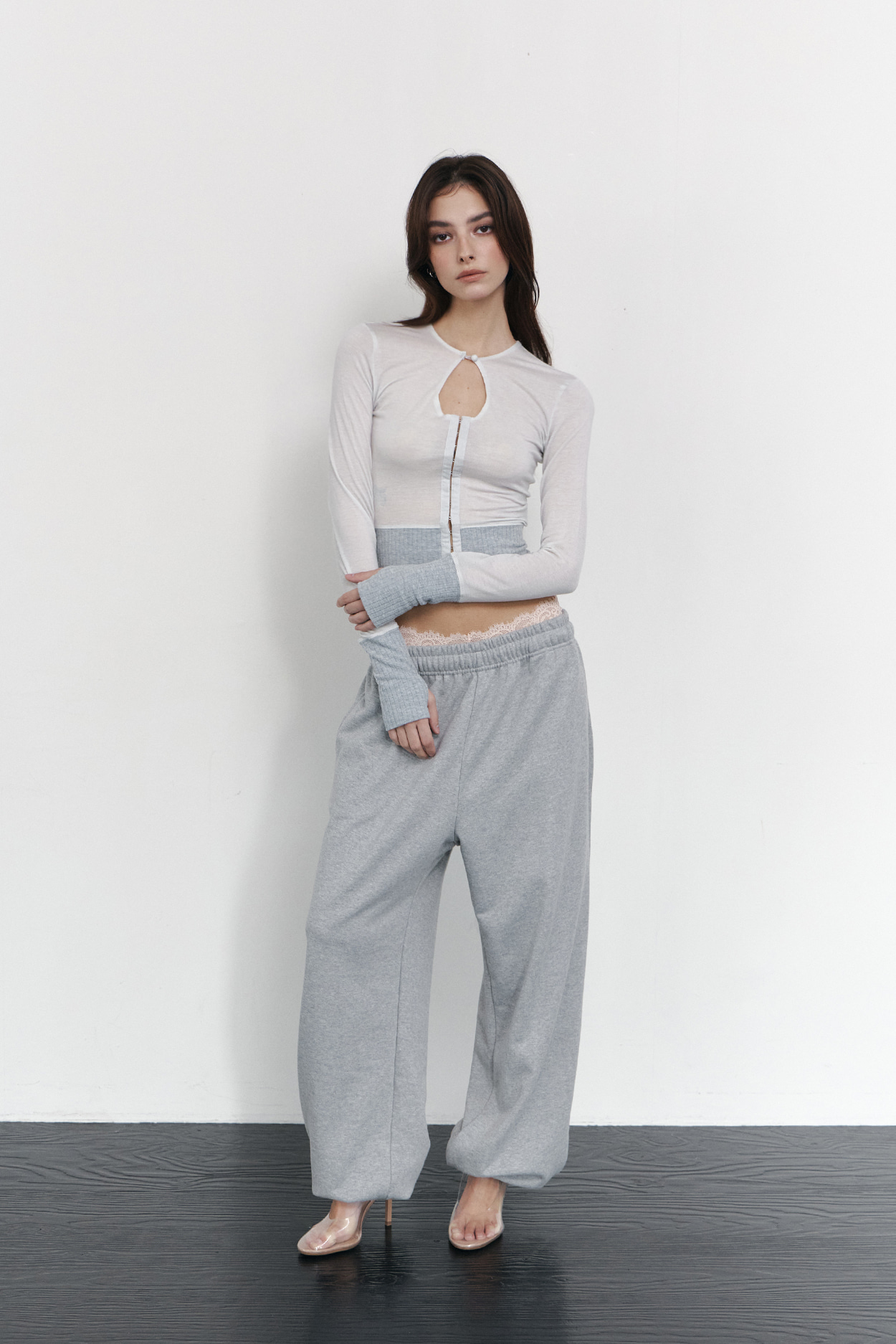 pleaseNOFOLLOW - Ollie Hooked Cardigan (Pale Blue)