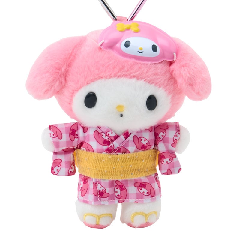 現貨｜Sanrio My Melody 夏日祭典系列 日版 吊飾 毛公仔 連心形扣 (04185-8)