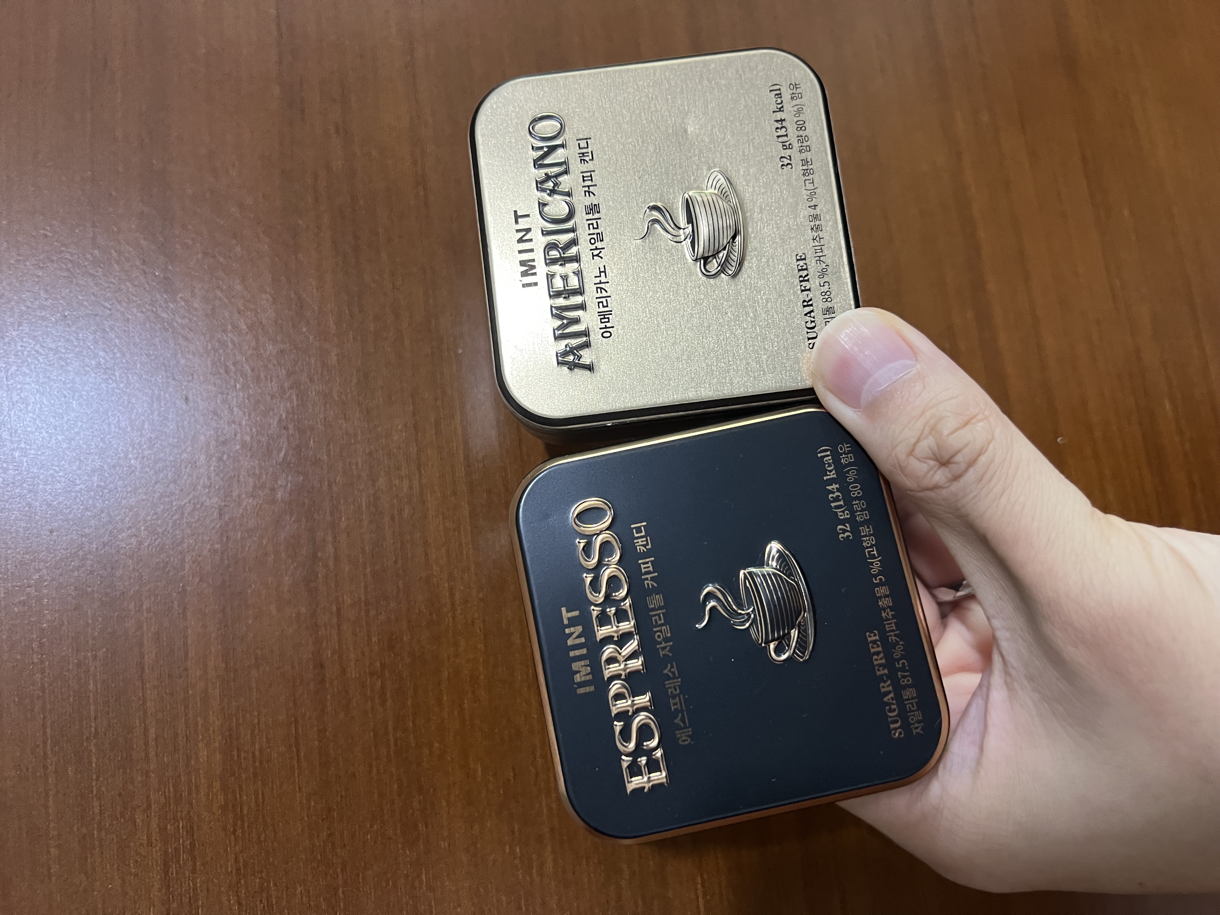 💟現貨💟🇰🇷韓國 I'MINT 濃縮義式咖啡ESPRESSO Sugar Free木糖醇咖啡薄荷糖 / AMERICANO 美式咖啡薄荷糖