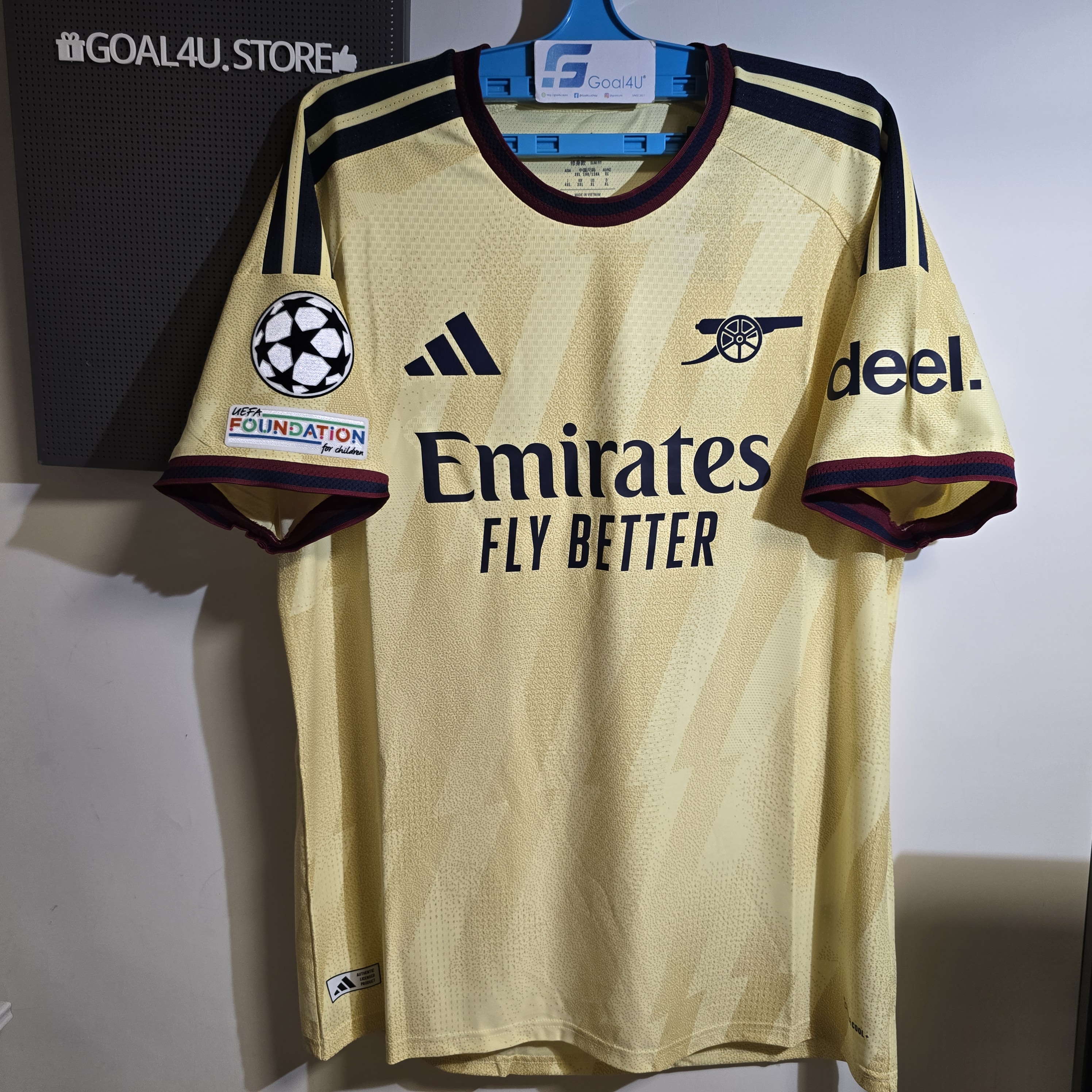 Adidas Arsenal 阿仙奴 2026-27 三客 Authentic 球員版球衣 (可加印字章) KQ6511