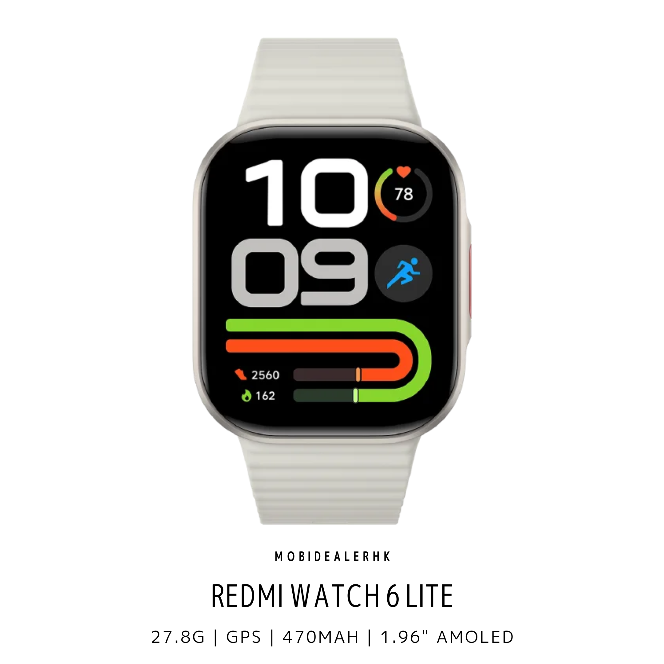Redmi Watch 6 Lite | 紅米 Watch 6 Lite | 智能手錶 | 1.96" | AMOLED | GPS | 藍牙通話 | 5ATM | 18天續航