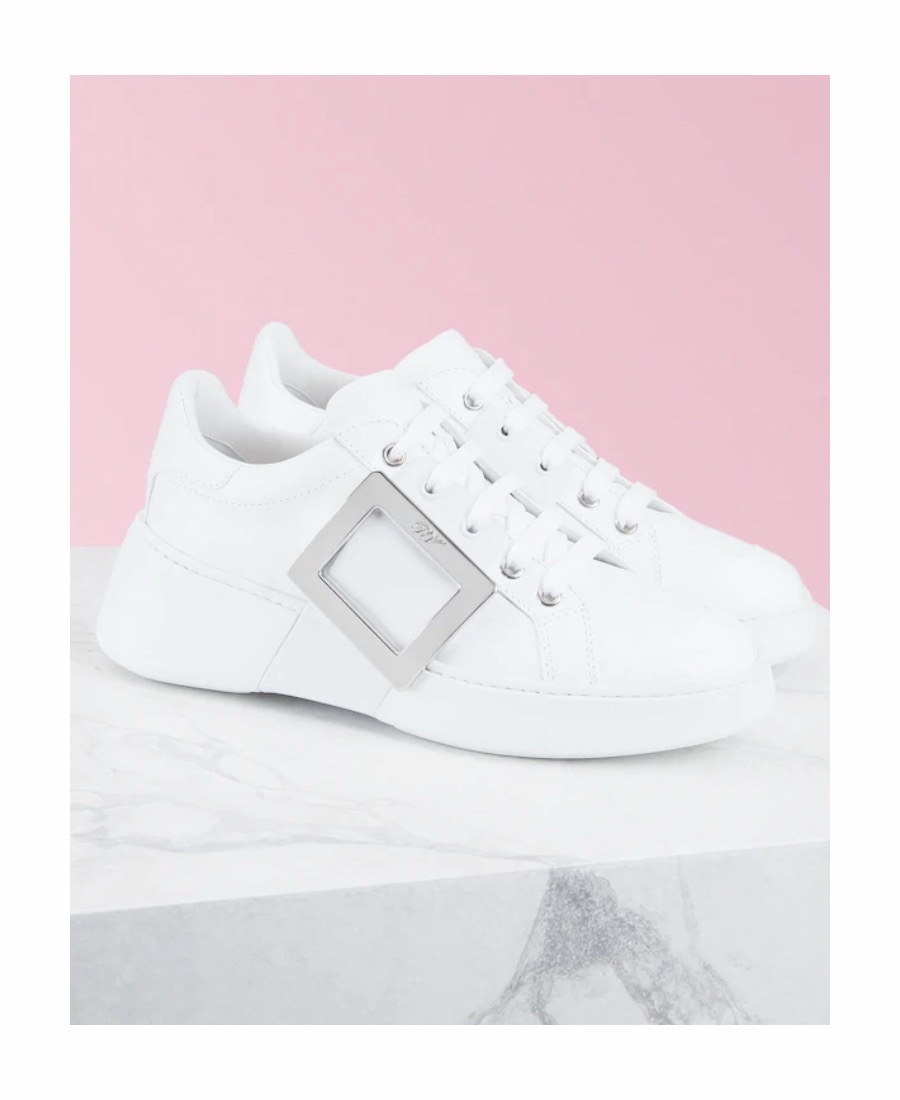 Roger Vivier 女士 Viv Skate方扣休閒運動鞋34 34.5 35 35.5 36 36.5 37 37.5 38 38.5 39 39.5 40 40.5 41 41.5 42碼