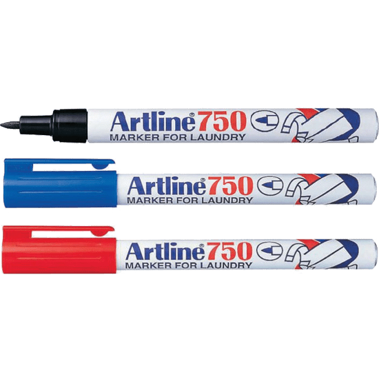 Artline/Laundry Marker/Penanda Dobi/Writing Pen/750/0.7mm