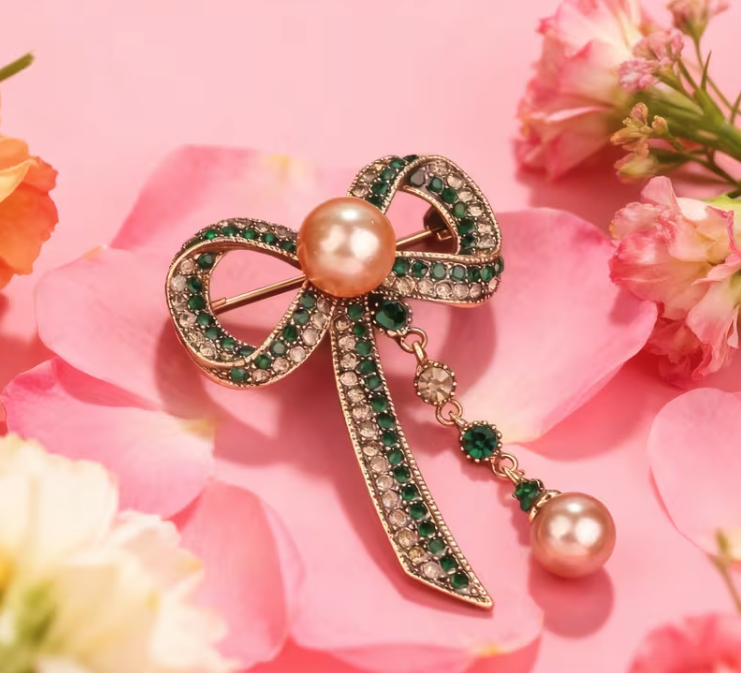 Vintage Bow Brooch