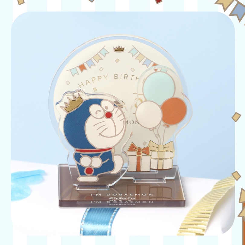 [訂購] 多啦A夢生日系列 2026 公仔攬枕 襟章Pin 立牌 貼紙 明信片｜Doraemon生日