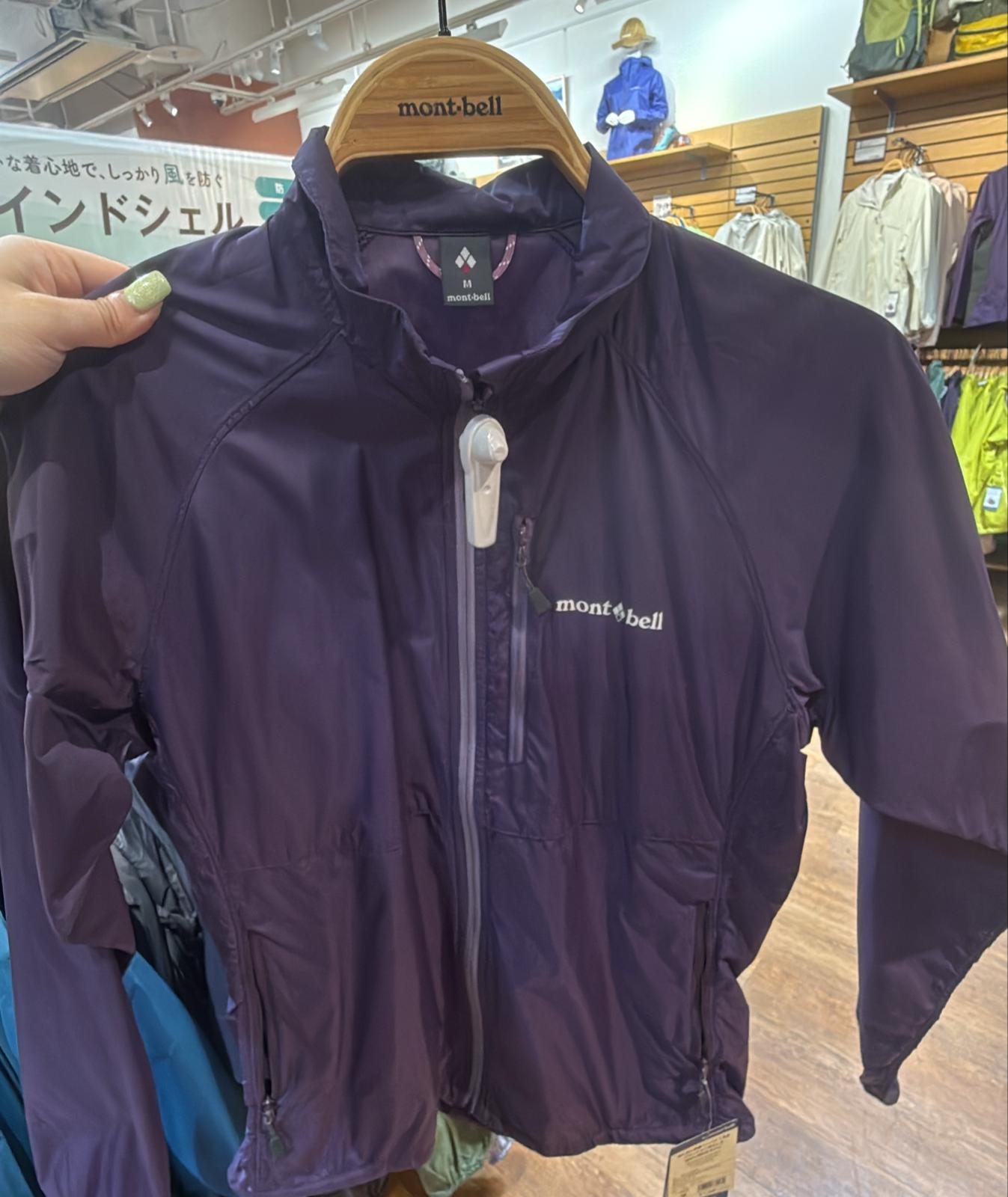 Montbell 女裝 packable 外套 Size Xs- xl Blue