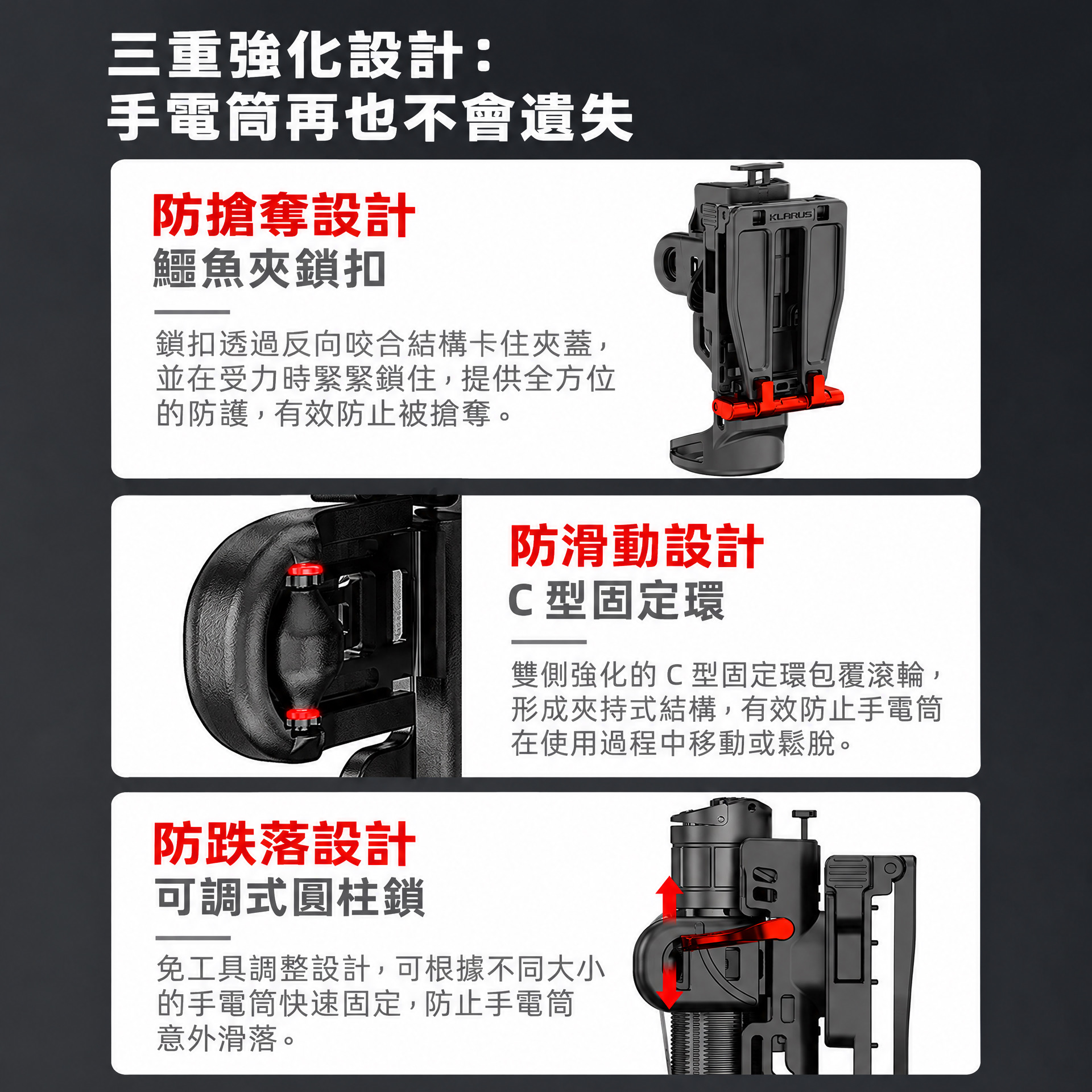 KLARUS AH3 Holster