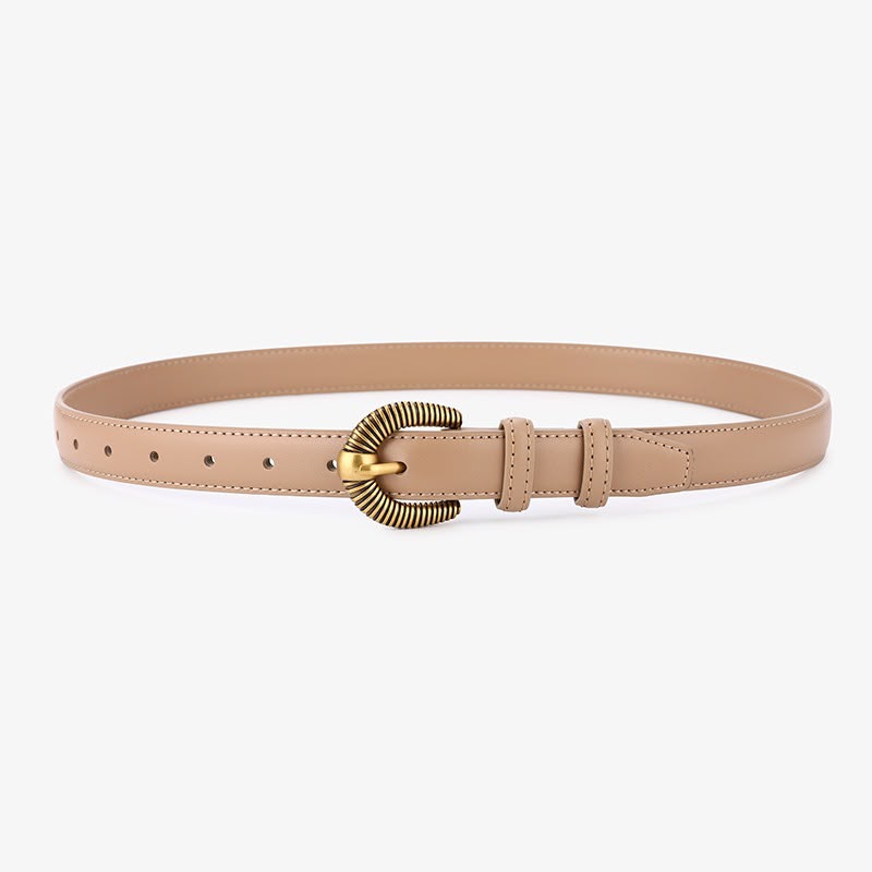 BT0201 Sculpted Vintage Buckle Belt