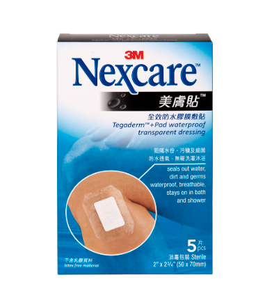 3M  Nexcare美膚貼 全效防水膠膜敷貼50 x