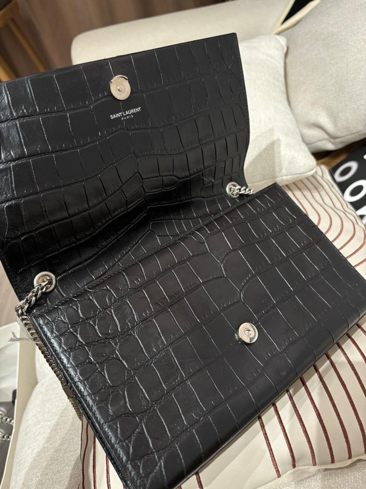 Ysl Kate medium chain bag size: W24.5*H14.5*D5.5cm 100%Authentic ,95%new ✅dust bag