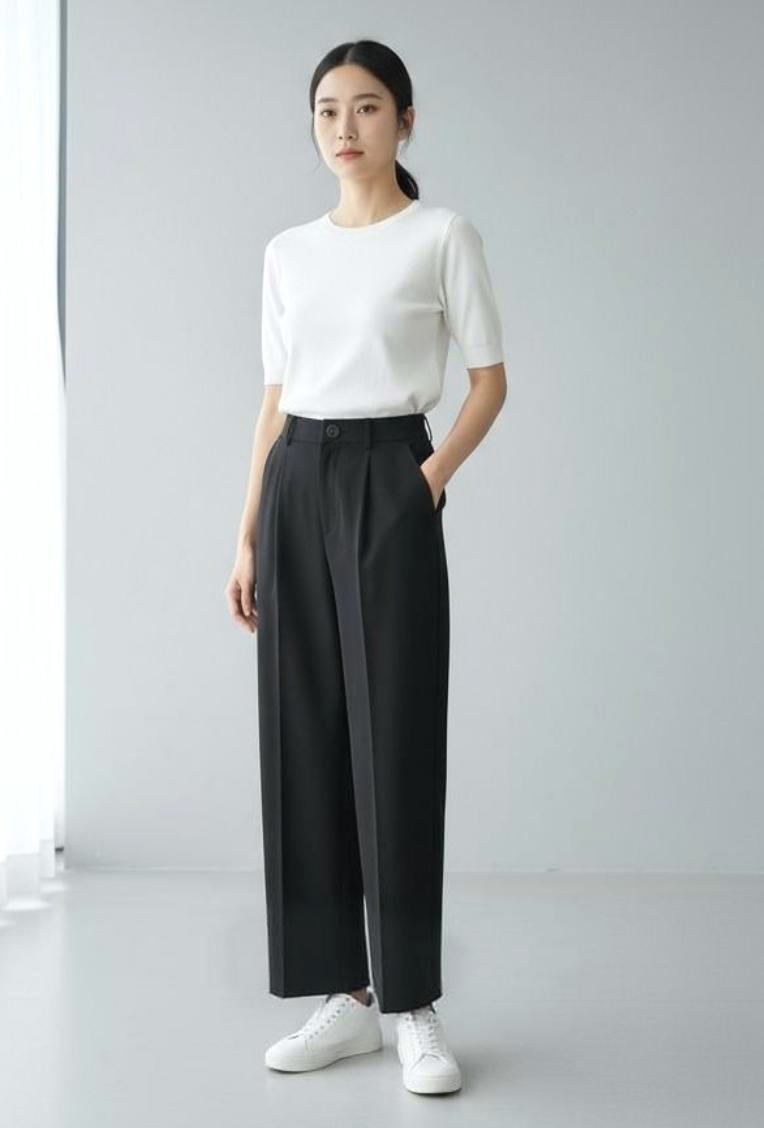Double Pleat Comfort Pants