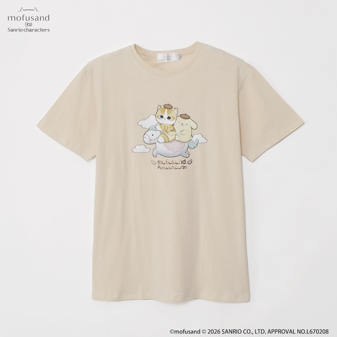 Mofusand 鯊魚貓 tee｜預訂