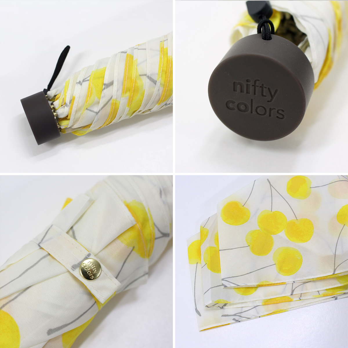 Nifty Colors 水彩櫻桃大傘面輕量縮骨遮🍒