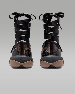 Jordan Pointe 芭蕾舞絲帶綁帶運動鞋［Leopard / Black］