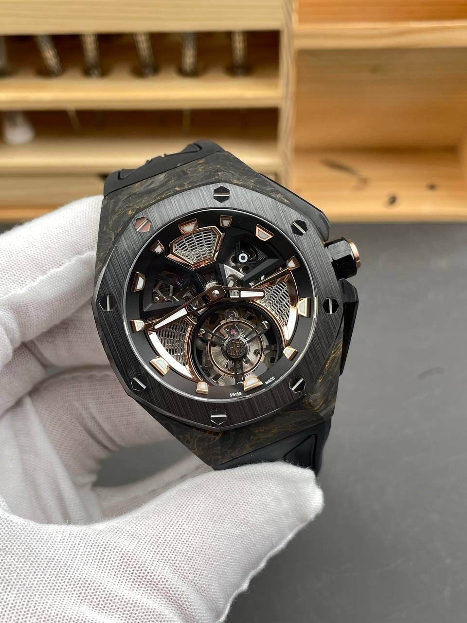 🚀爱彼皇家橡树概念 中东特别限量版 AP26638/42mm/手动陀飞轮💯