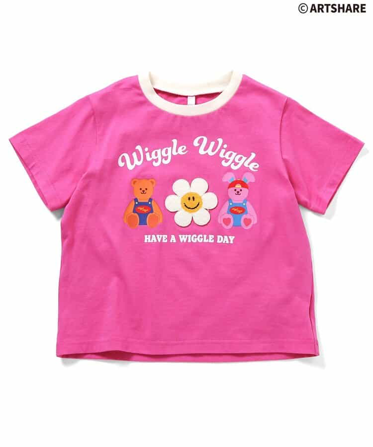 🇯🇵預訂 日本直送🇯🇵Apres les cours x Wiggle Wiggle四色花花小熊印花短袖T恤