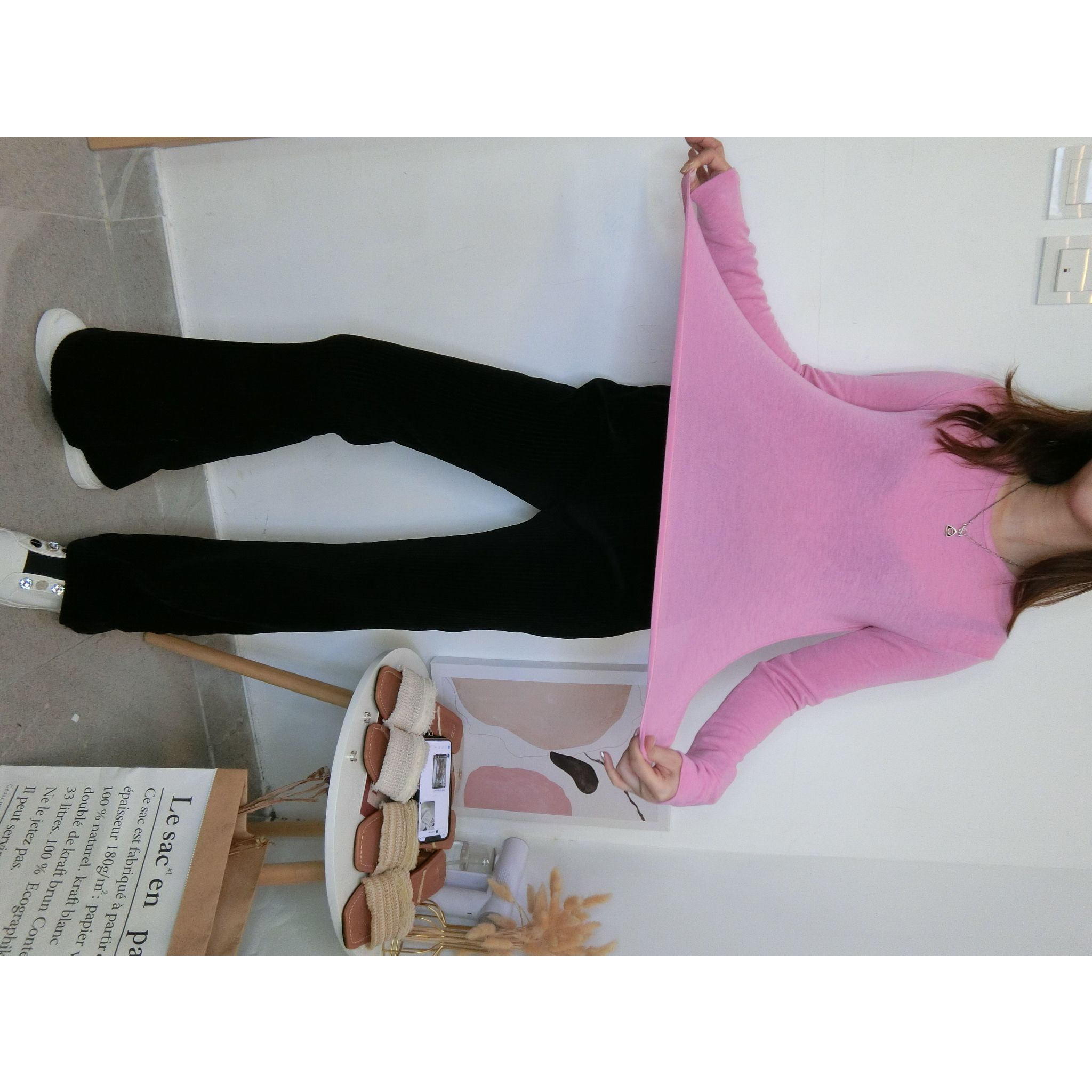 薄身波浪邊打底