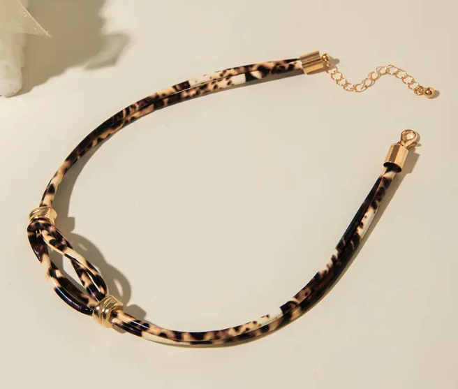 Leopard Choker Necklace