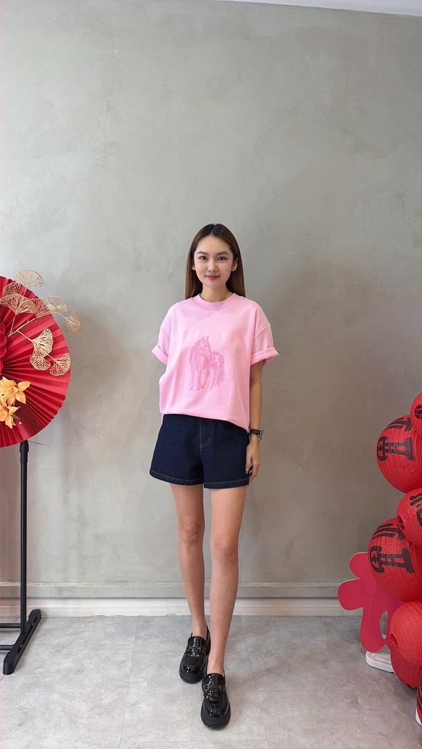 CB2660 HORSE EMBOY MEN TOP