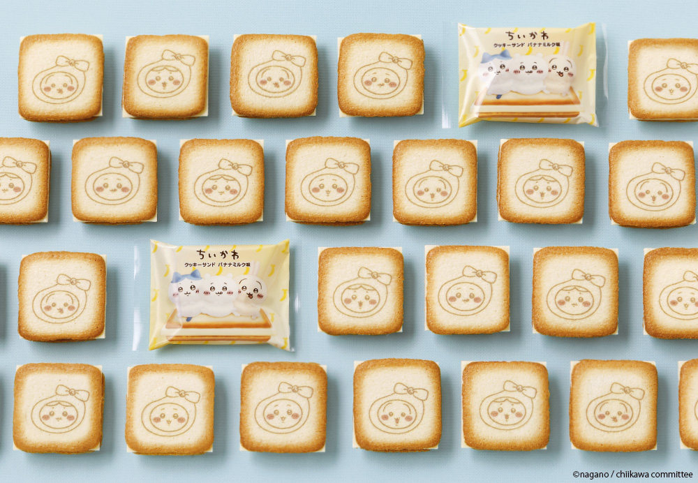 （只有18件款送貼紙）四月連線貨品 - 日本Chiikawa x 東京ばな奈  香蕉牛奶餅乾禮盒
