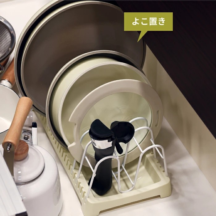 🔥🔥【日本製《TORTINO》廚房抽屜鍋具收納架】