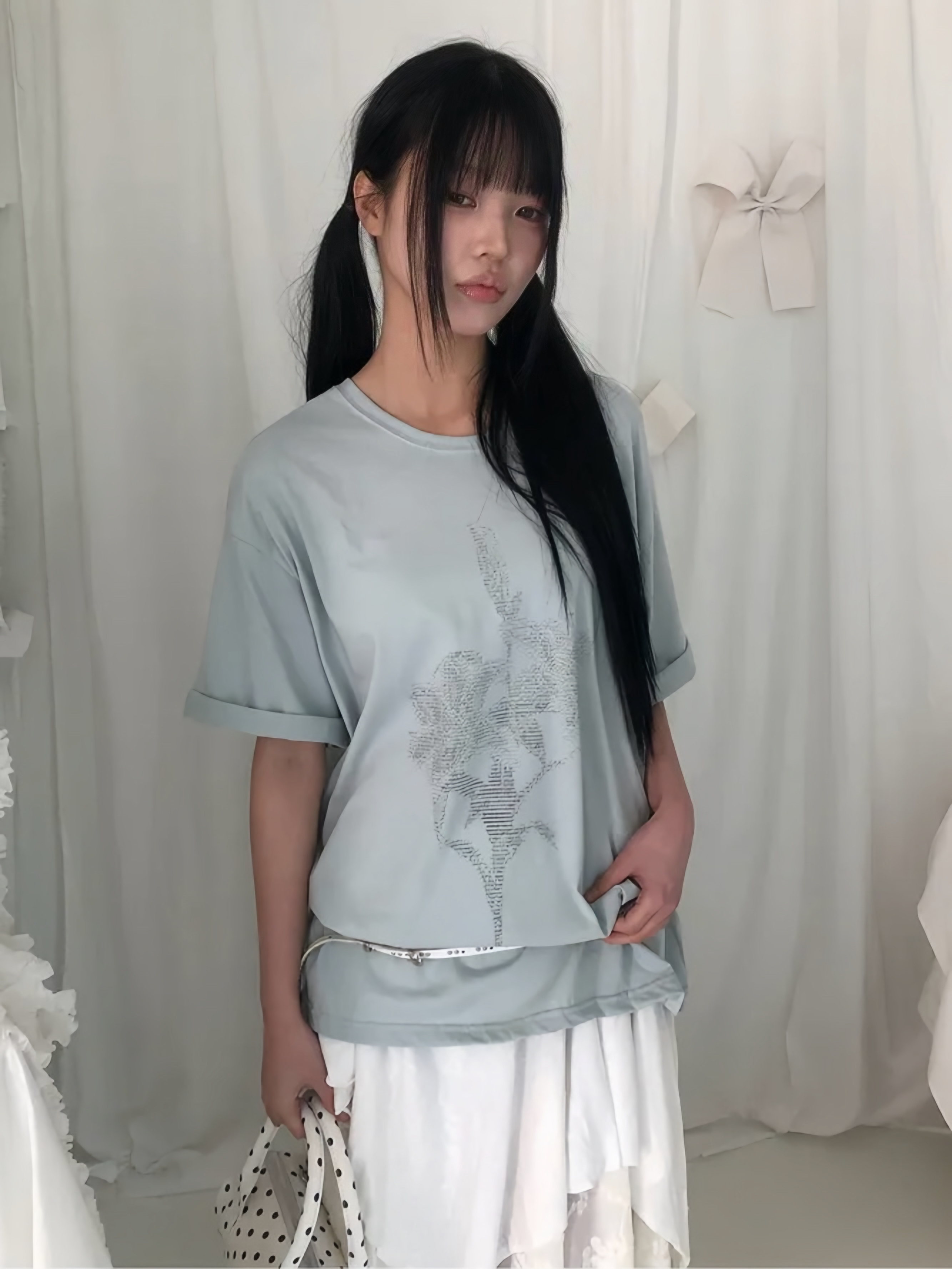 Cyber Flora Oversized Tee