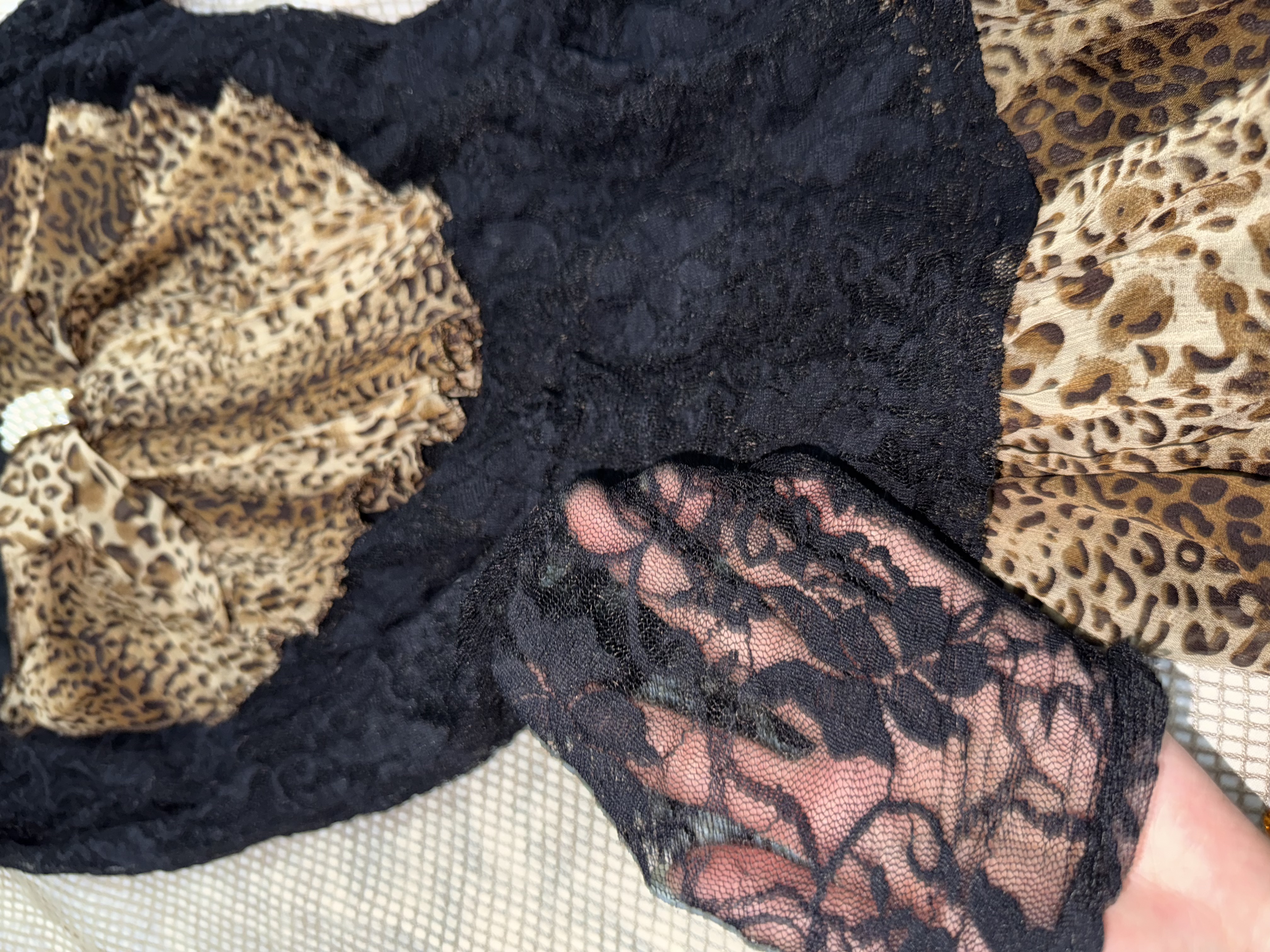 Heisei Gal Style Tiered Leopard Cake Skirt