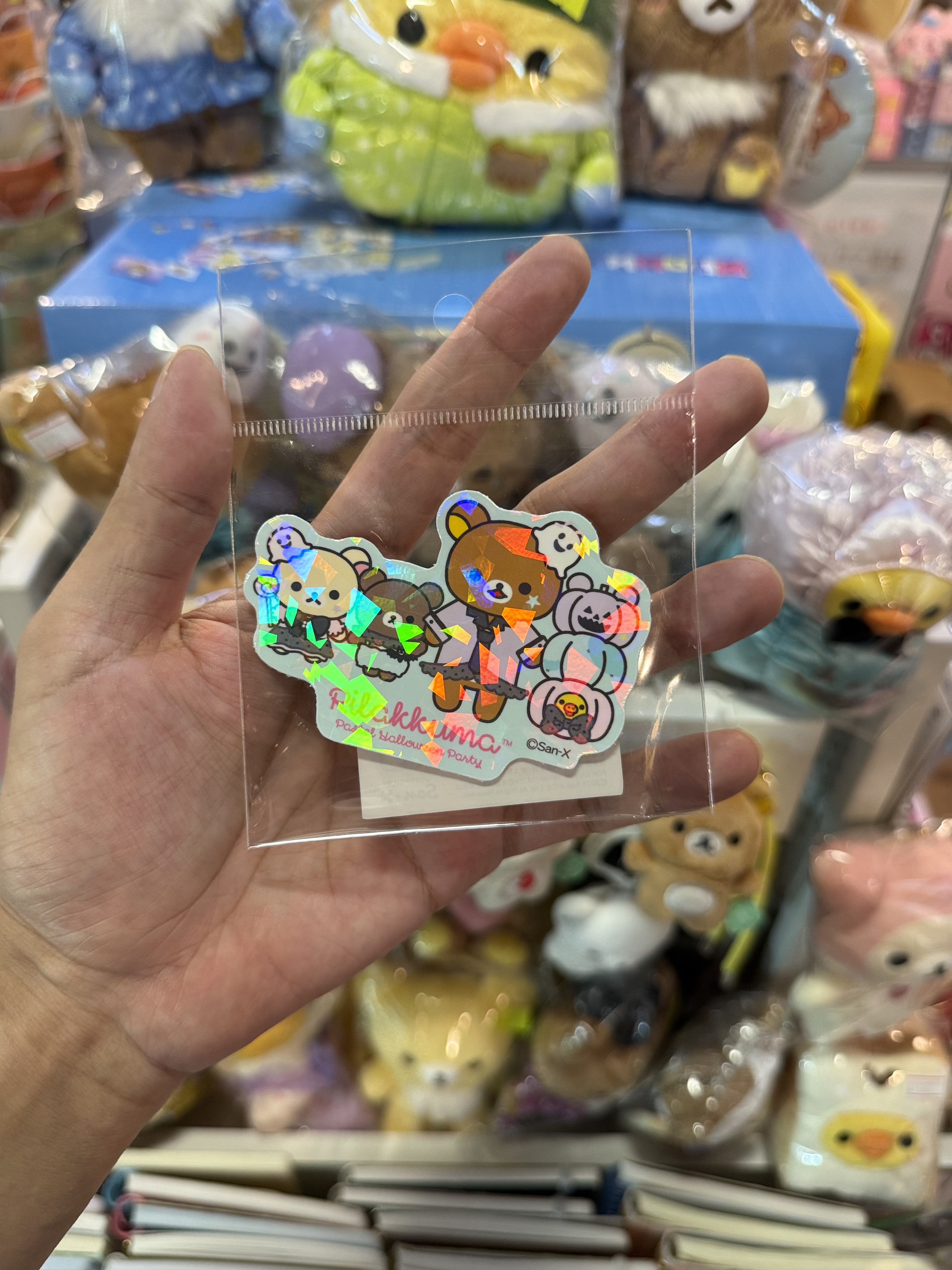 《現貨》全新日本專店限定萬聖節造型閃閃貼紙
