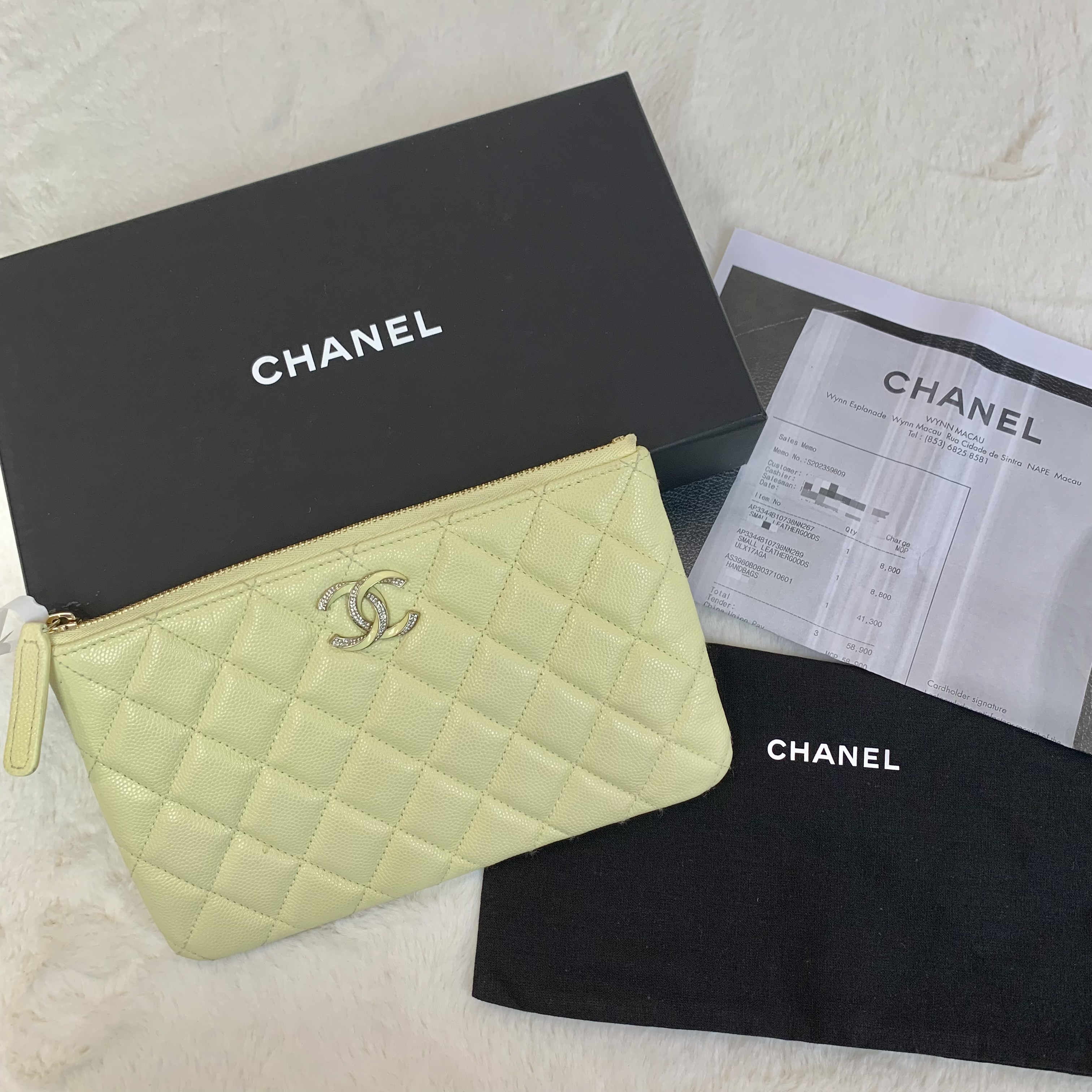 極精緻✨💛Chanel 琺瑯水鑽銀包💛