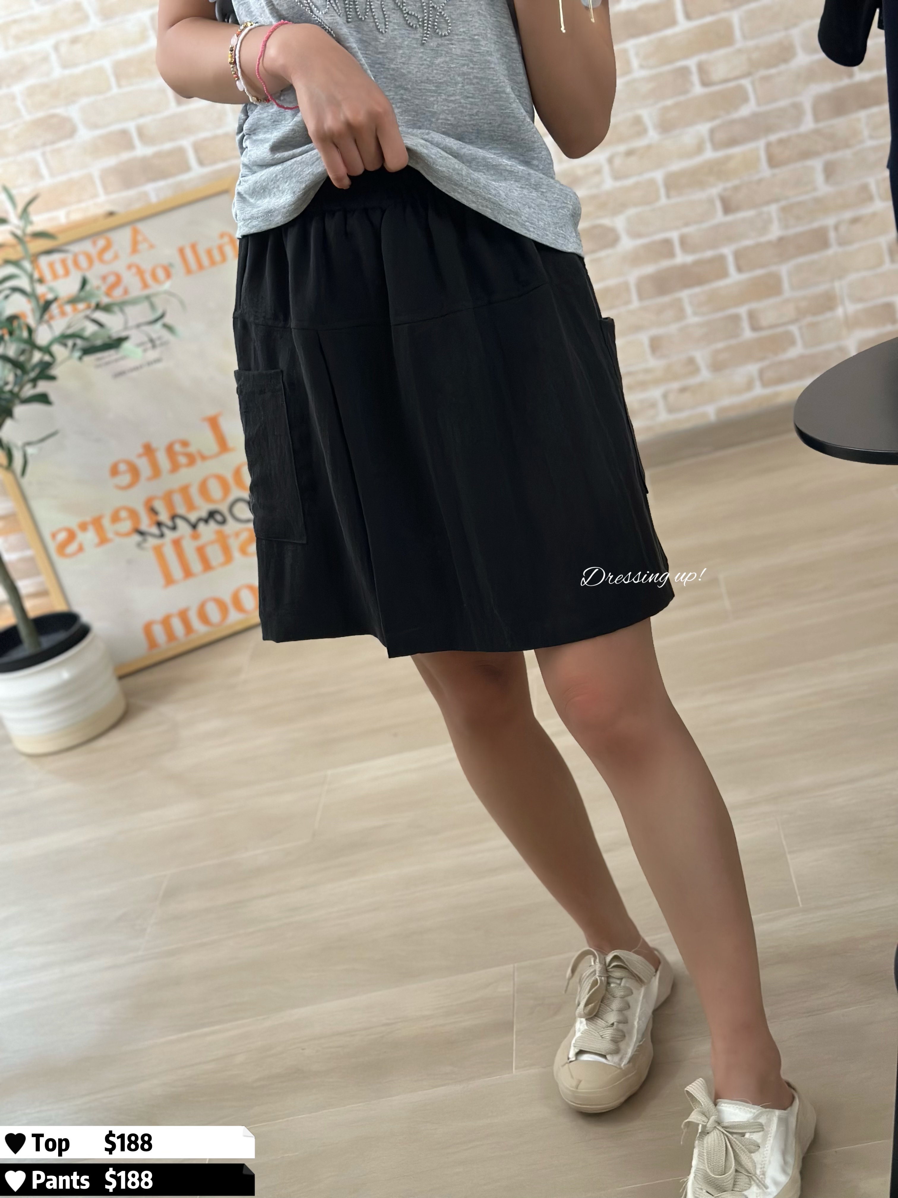 是裙又是褲｜軟棉兩袋裙褲