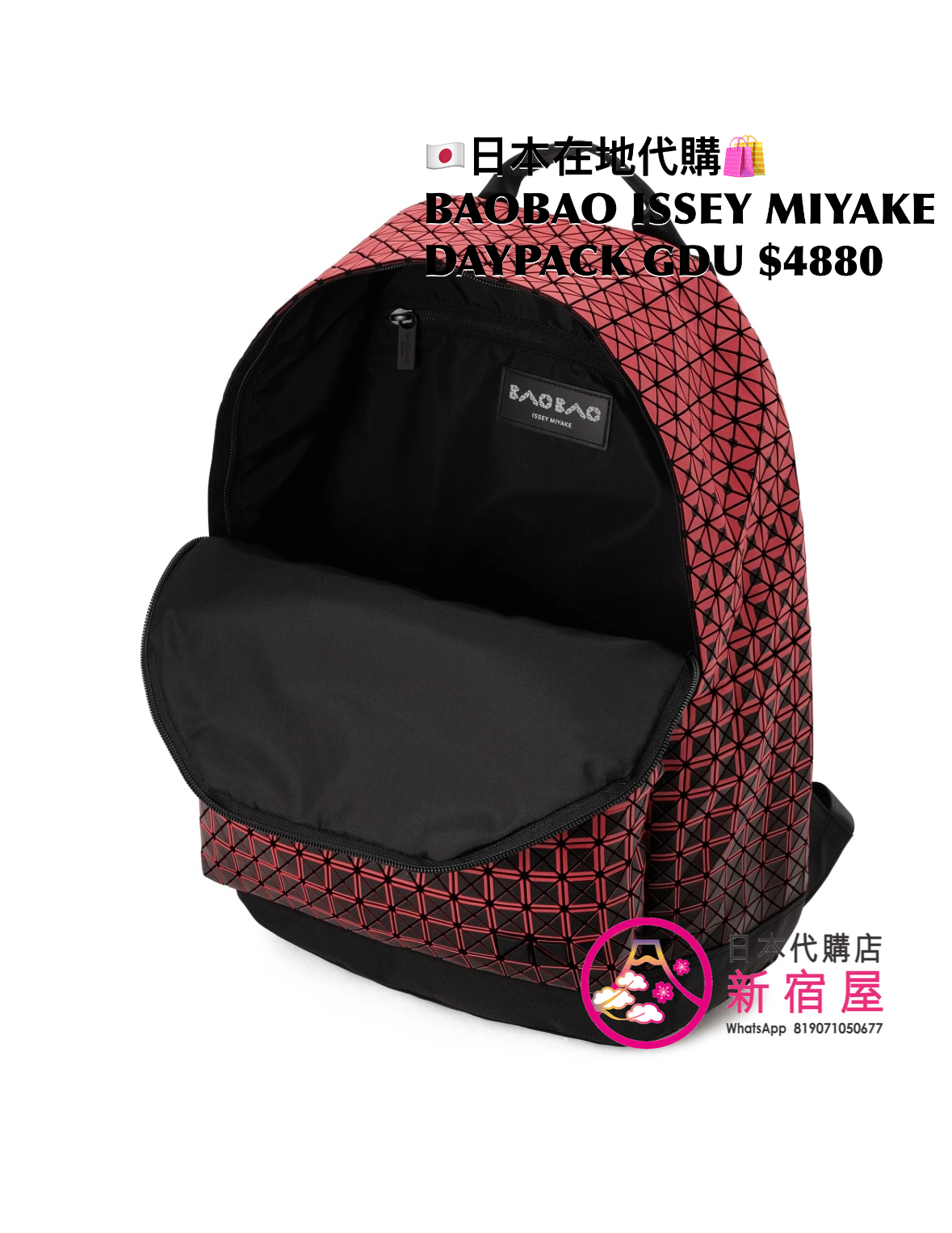 BAOBAO ISSEY MIYAKE DAYPACK GRADUAL