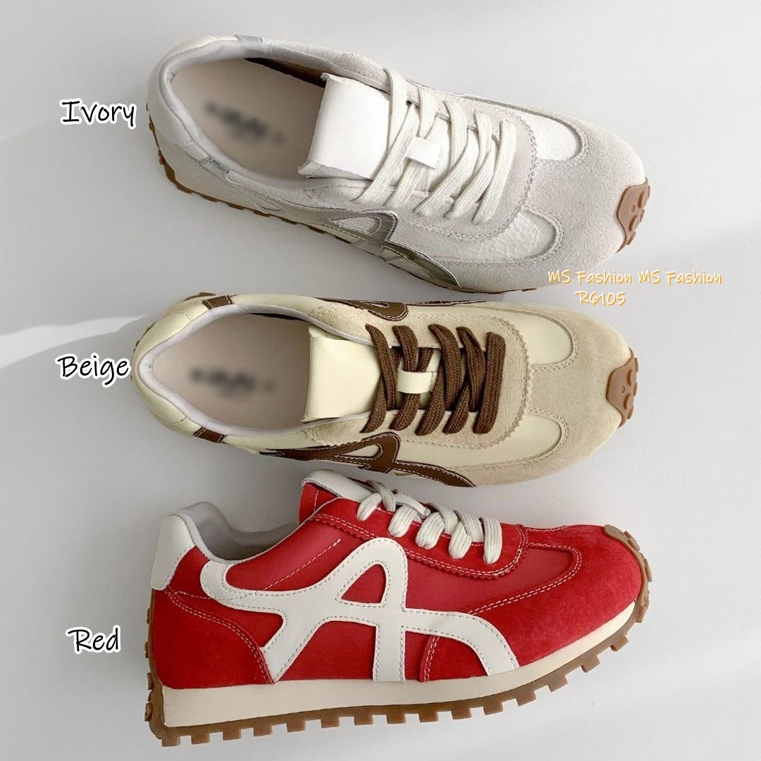 R6105 韓國🇰🇷真皮拼色sneakers
