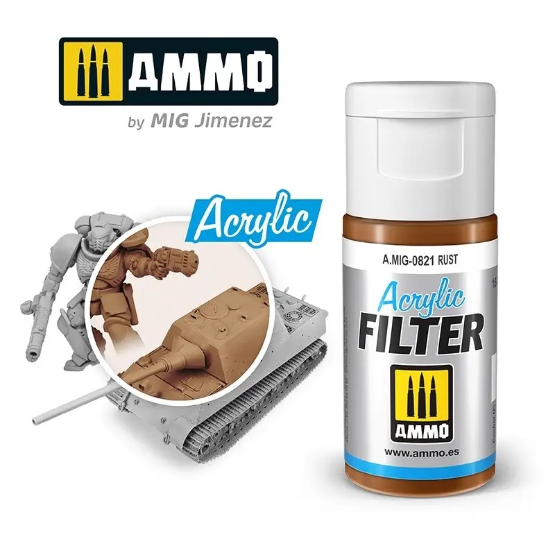 AMO-0821 Acrylic Filter: Rust