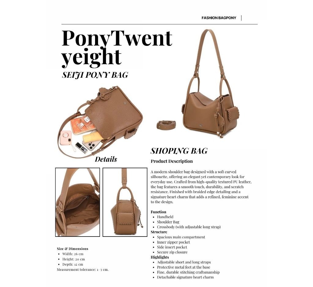 🇹🇭泰國 PONY Sei‑Ji Shoulder Bag👜