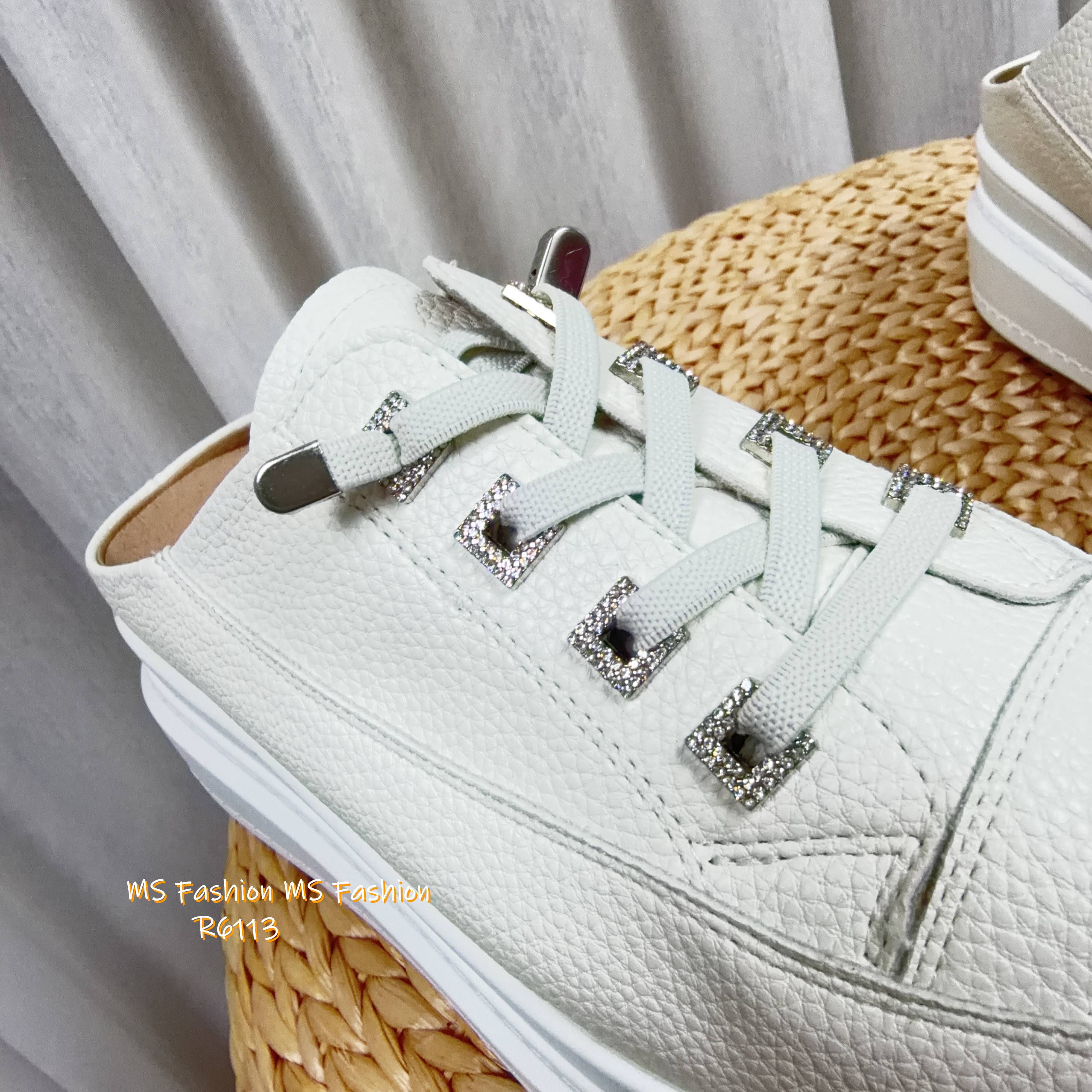 R6113 韓國🇰🇷真皮後拖厚底Sneakers