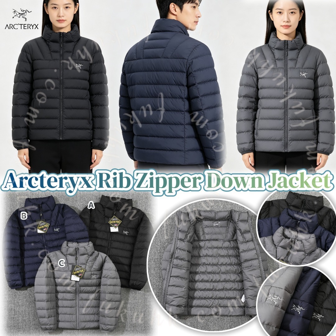 Arcteryx Rib Zipper Down Jacket 輕量化排骨立領拉鍊羽絨服