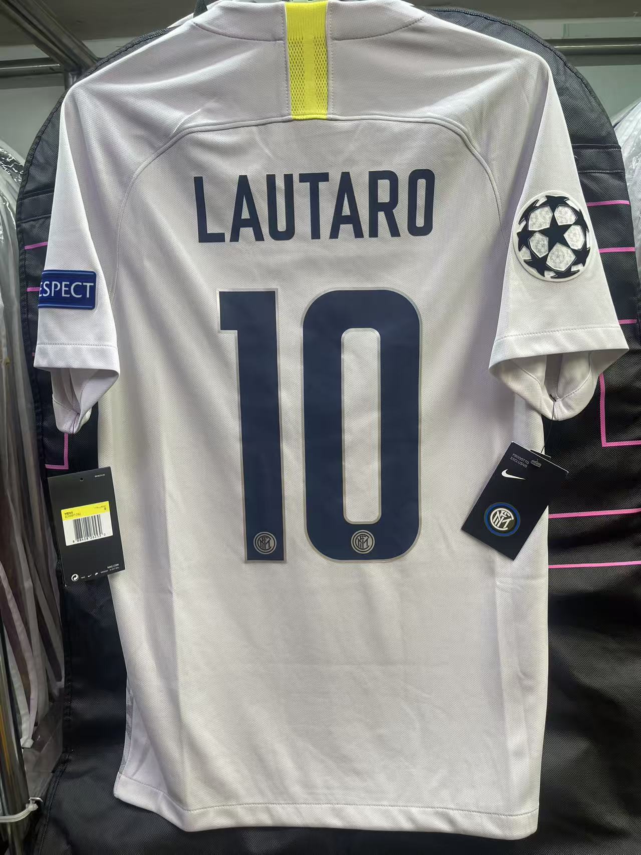 2018-19 Inter Milan Away Shirt #10 LAUTARO Size S "BNWT"