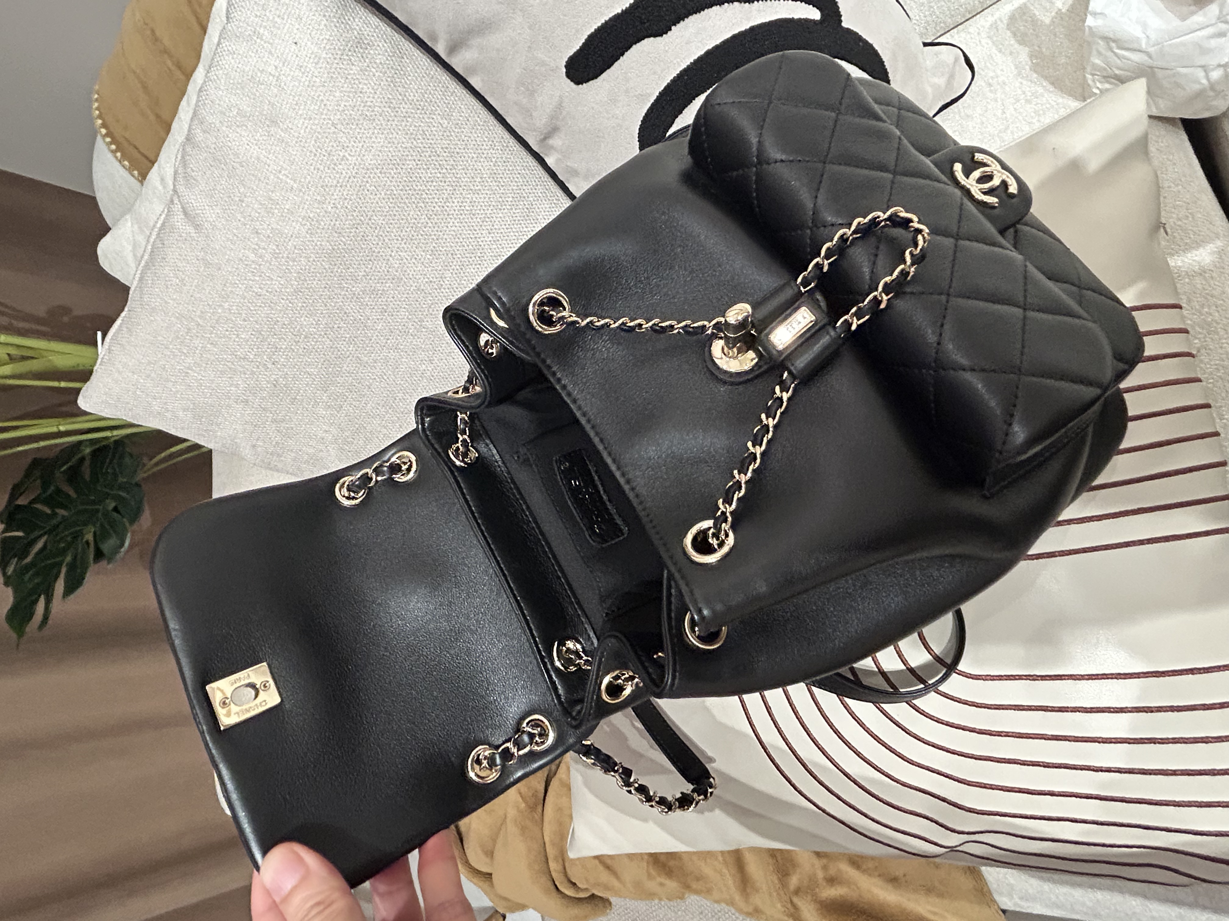 Chanel Duma 專門店收據晶片塵袋盒
