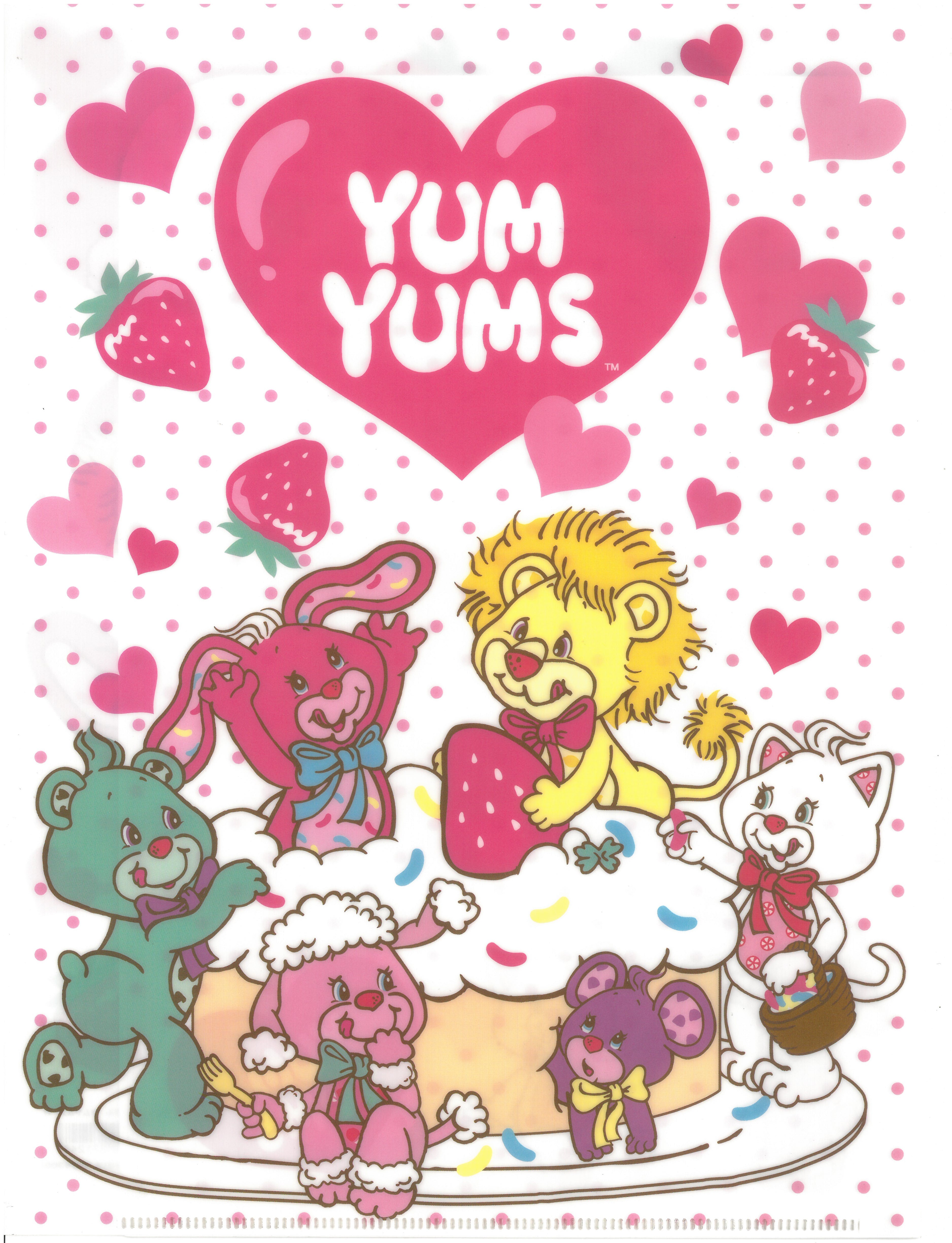 Yum Yums bear A4 雙開文件夾 (S2144000/1)