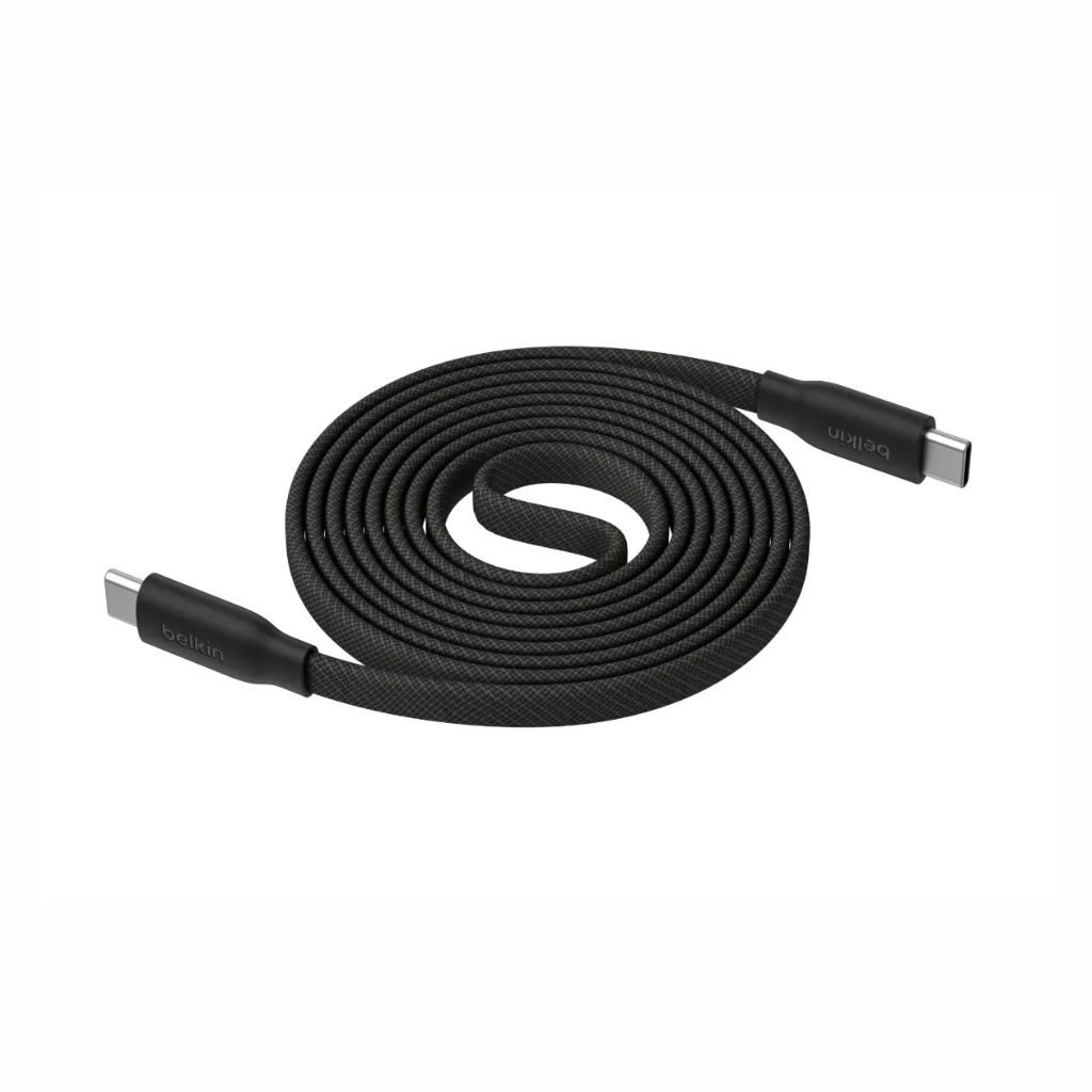 belkin BoostCharge Pro USB-C 磁吸連接扁線 (240W / 1m) CAB027qc1MBK 香港行貨