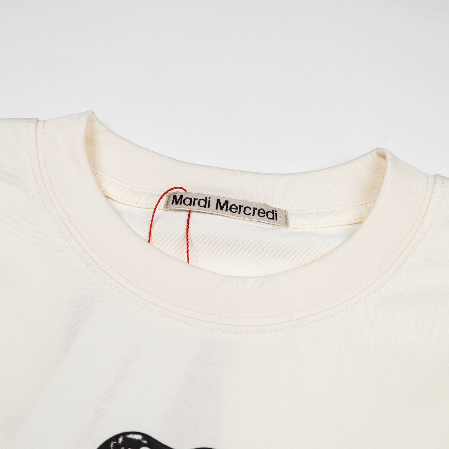 Mardi Mercredi Ddanji Dachshund Back With Tail Graphic Cotton T-Shirt