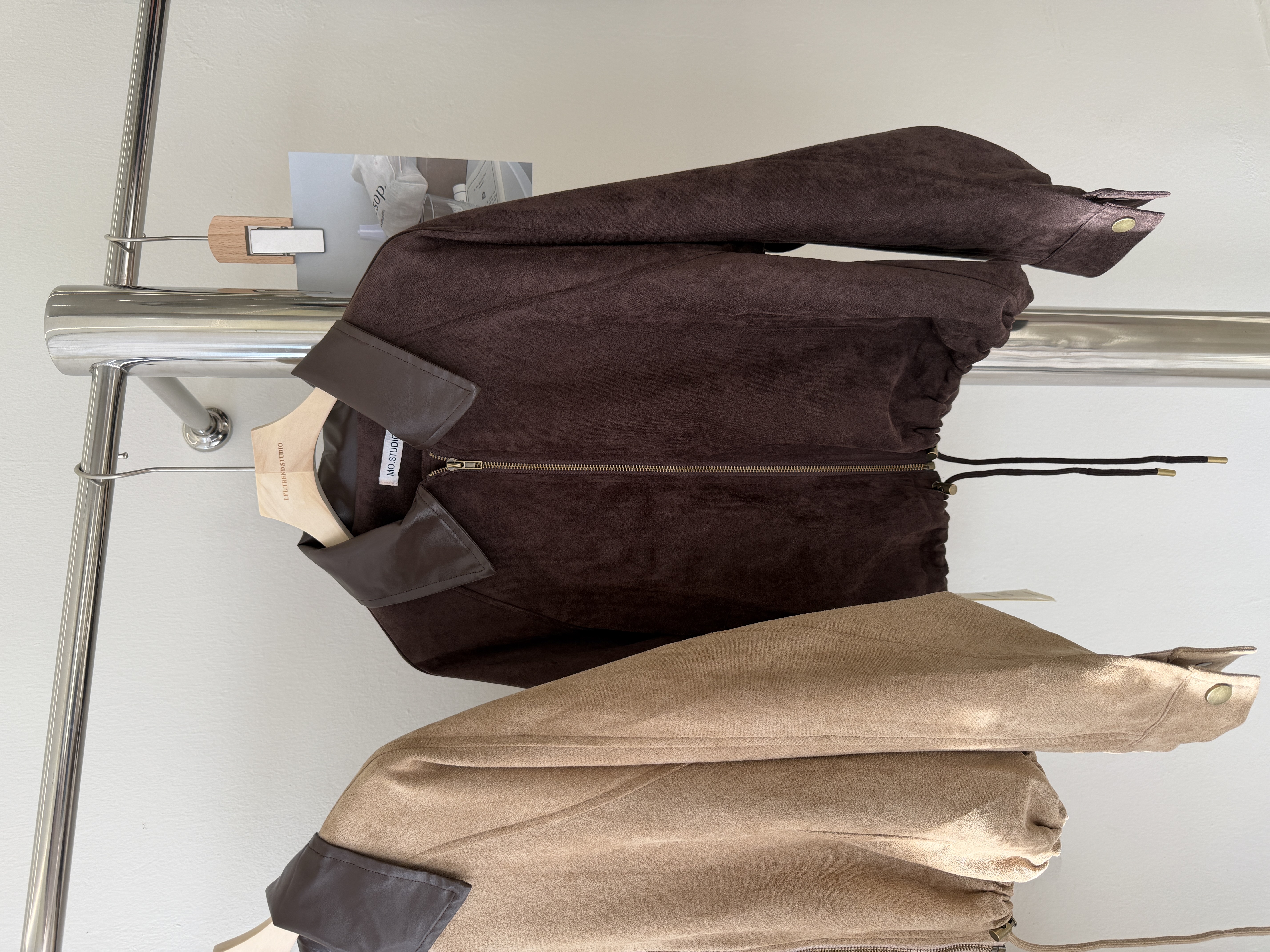 6617 爆款个性皮绒外套