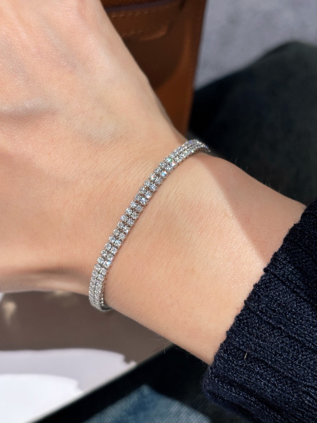 18K Lab Diamond Bracelet 