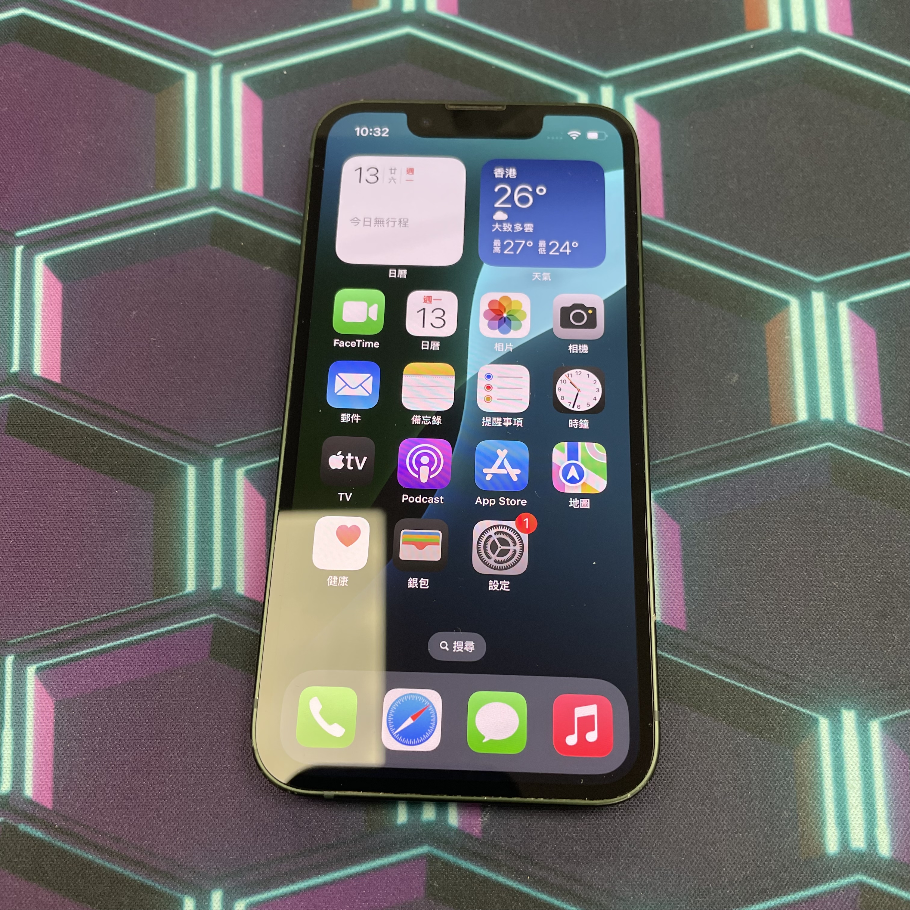 *6304 13mini 超靚機 256GB 電76 綠色 green