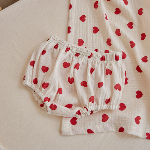 26S/S DTD心物語系列-棉紗花苞褲