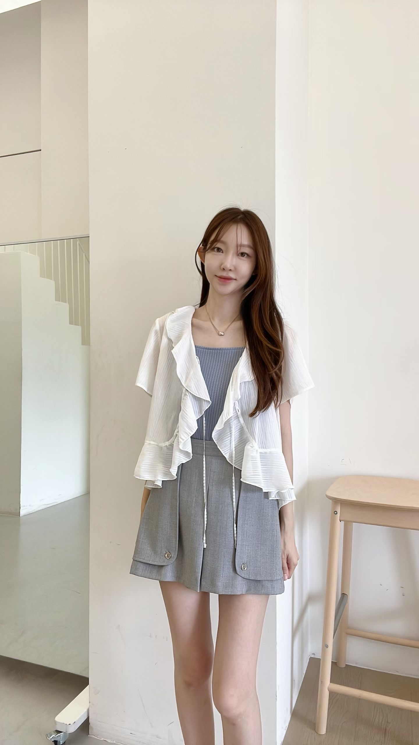 FV06_04 方領粗帶打底背心. (4色)