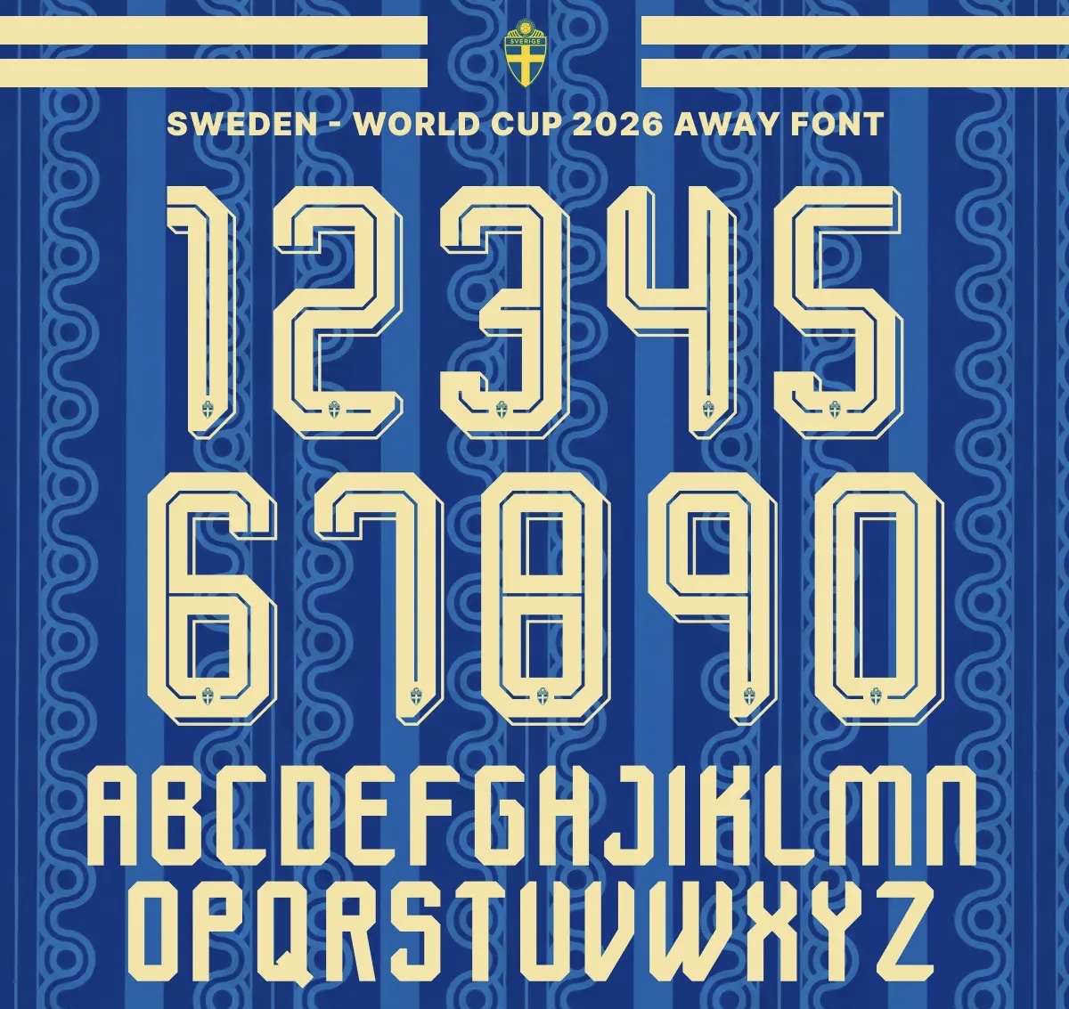 2026世界盃 瑞典 作客 印字