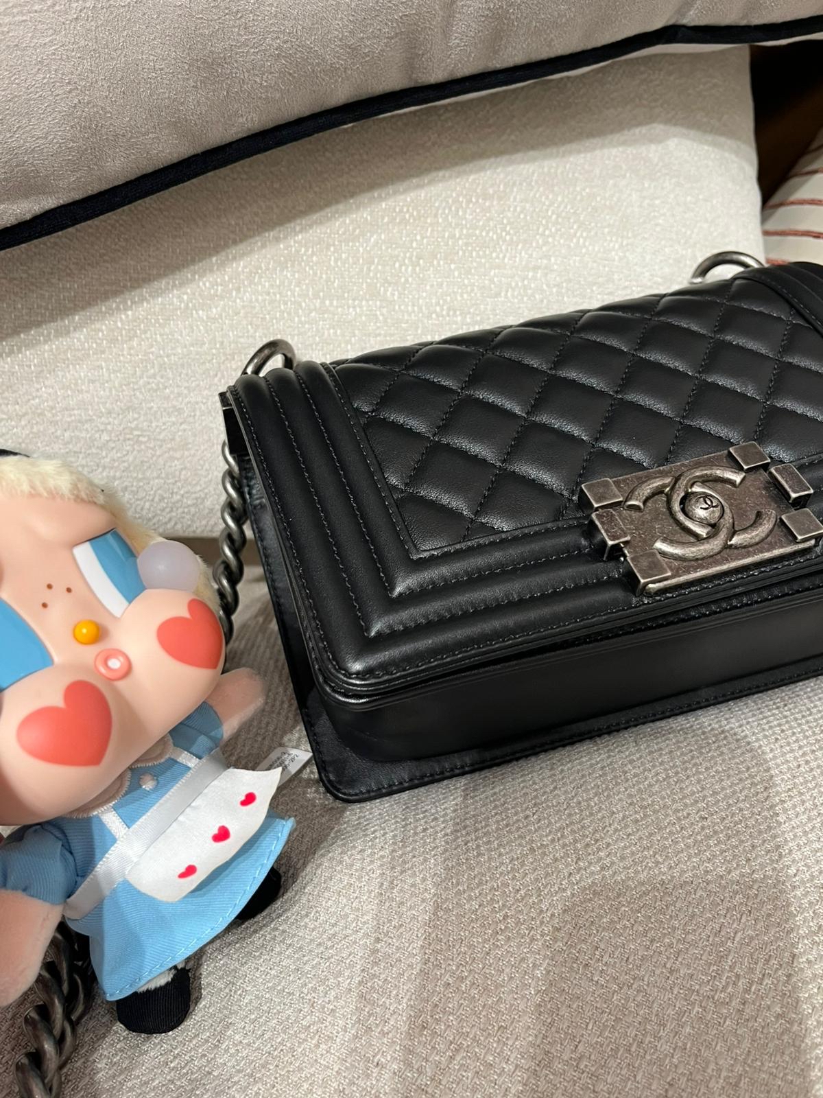 Chanel boy 20cm A67085 黑色牛皮 100%Authentic ,98%new ✅收據✅Card ✅dust bag ✅box