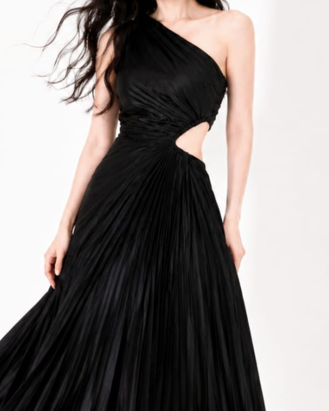 5138 Maureen 2 Color Ruffled Off-shoulder Maxi Dress 