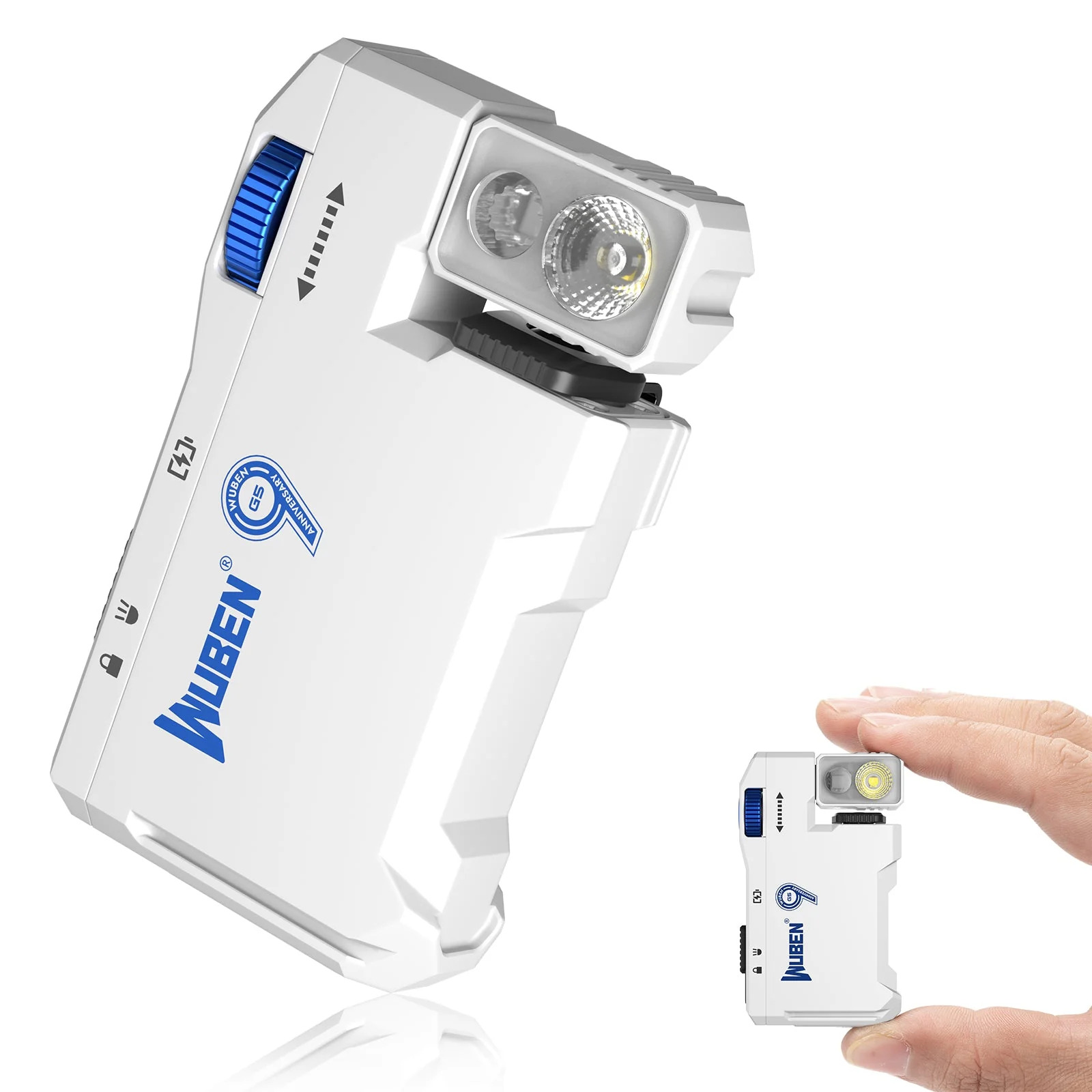 WUBEN G5 400流明 EDC鑰匙圈式緊湊型可充電手電筒